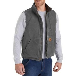 Carhartt sherpa lined vest